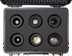 B&W Outdoor Cases BW Outdoor Cases Type 6000 with custom foam for SAMYANG XEEN lenses
