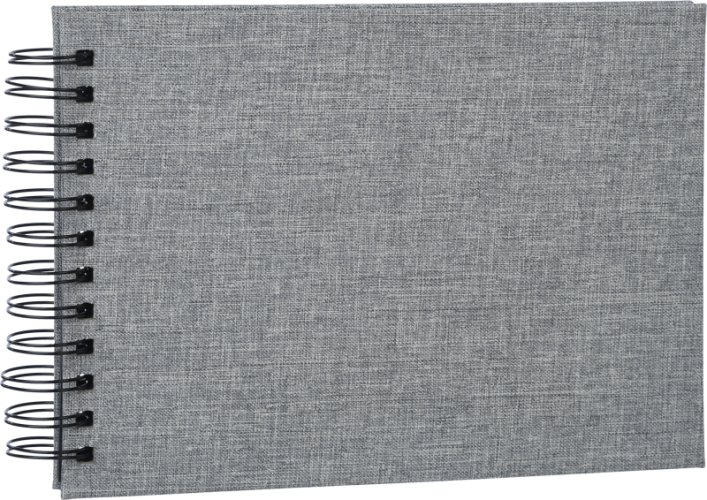 Focus Base Line Canvas Wire-O 23x17 Grey w. black sheets