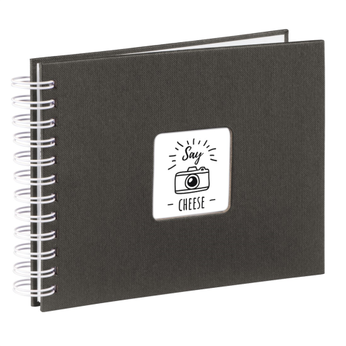 Hama album klasické spirálové FINE ART 24x17 cm, 50 stran, černé, bílé stránky