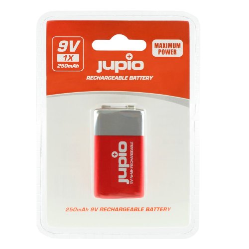 Jupio akumulátor 9V (dobíjecí), 250 mAh, 1ks