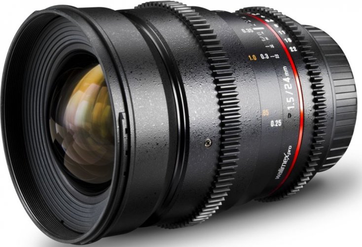 Walimex pro 24mm T1.5 Video DSLR Lens for Sony E
