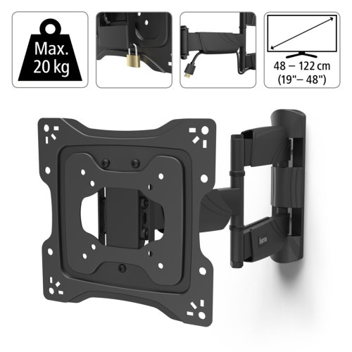 Hama Nástěnný držák TV Professional, 200x200, pohyblivý