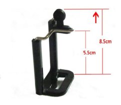 Univerzálny nastaviteľný držiak telefónu s 1/4″ závitom