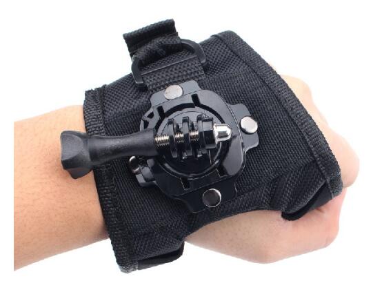 360° otočný držiak s pásom na zápästie pre GoPro Hero kamery (GP87)