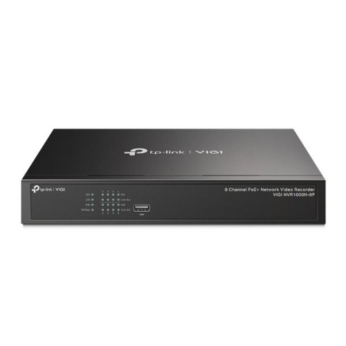 TP-Link VIGI NVR1008H-8P 8 kanálů, 8x Lan s PoE, 2x USB