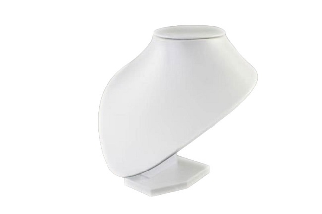 Dekolt na šperky výška 18cm bílý slonová kost (A15Wx)
