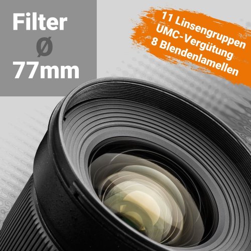 Walimex pro 16mm f/2 APS-C Objektiv für Nikon F (AE)