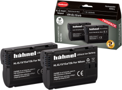 Hähnel Battery Nikon HL-EL15/15A/15B / EN-EL15A/B/C Twin Pack
