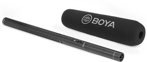 BOYA BY-PVM3000S krátky stereofónny kondenzátorový puškový mikrofón