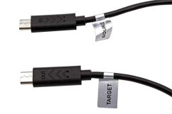 Kábel microUSB B(M)- microUSB B(M),0,3m,OTG na propojení dvou chytrých telefonů
