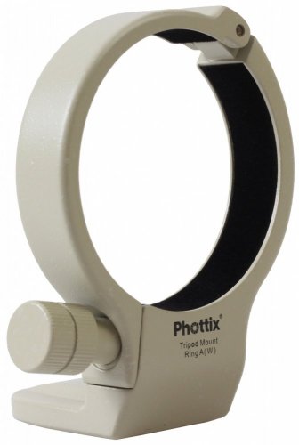 Phottix stativová objímka A(W) bílá pro Canon EF 70-200mm f/4L, f/4 IS, 300mm f/4L