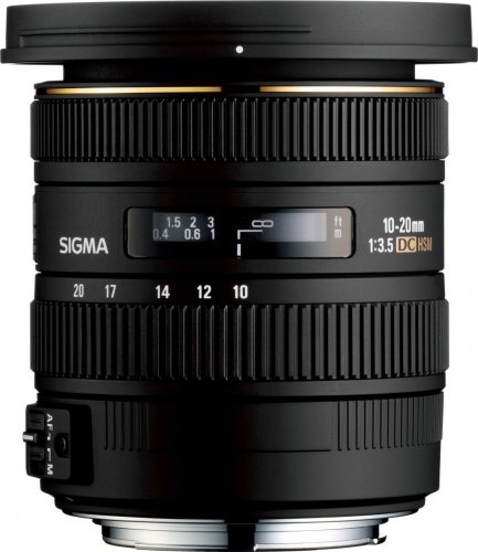 Sigma 10-20mm f/3,5 EX DC HSM pro Canon EF