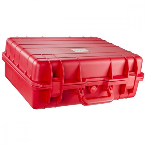 Mantona Outdoor pevný ochranný kufor L (vnútorný rozmer: 48,5x35,5x18 cm), červený