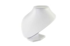Dekolt na šperky výška 18cm bílý slonová kost (A15Wx)