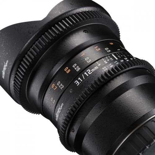Walimex pro 12mm T3.1 Fisheye Video DSLR Lens for Nikon F