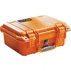 Peli™ Case 1400 Koffer mit Schaumstoff (Orange)