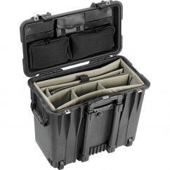 Peli™ Case 1440 Koffer mit Büroschaltern und Organizer für Personen (Schwarz)