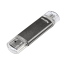 Hama flashPen Laeta Twin 16 GB 10 MB/s, grau