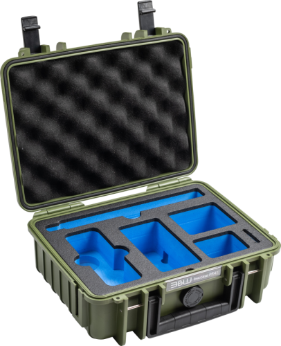 BW Outdoor Cases Type 1000 for Insta360 X4, bronze green
