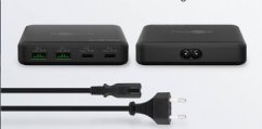 Adaptér USB-C™ PD GaN (65 W) 2x USB-C (Power Delivery) a 2x USB-A (Quick Charge 3.0)