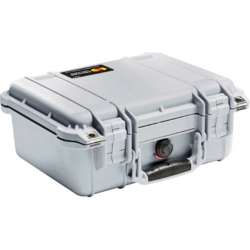Peli™ Case 1400 Koffer ohne Schaumstoff (Silber)