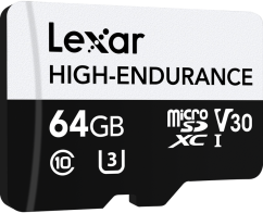 Lexar microSDXC High-Endurance UHS-I/U3/10 R100/W35 (V30) 64GB