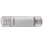 Hama Flash Pen Laeta, USB-C/USB-A 3.1, 32 GB, 40 MB/s, silber