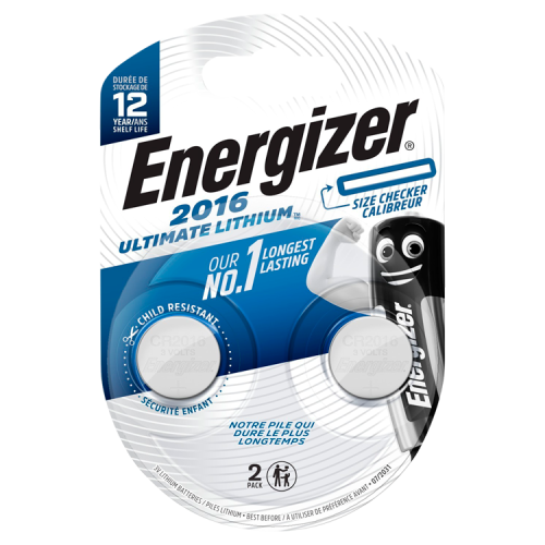 Energizer Ultimate Lithium CR2016 2 pack