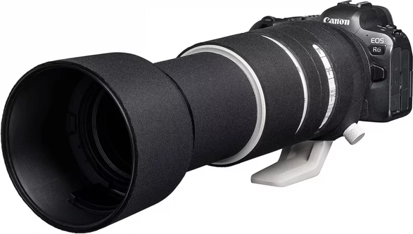 easyCover Lens Oaks Objektivschutz für Canon RF 100-500mm f/4,5-7,1L IS USM (Schwarz)
