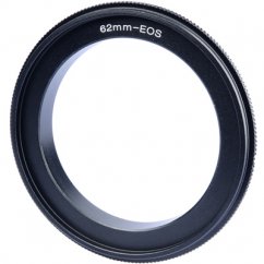 B.I.G. reverzný krúžok objektív 62 mm na Canon EOS telo