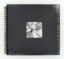 FINE ART 36x32 cm, Photo 10x15 cm/300 pcs, 50 Pages, Black Sheets (Grey)