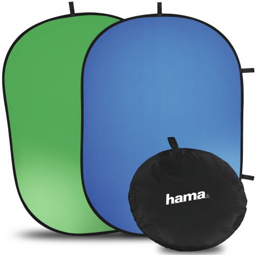 Hama Falthintergrund "2in1" 150 x 200 cm (Grün/Blau)