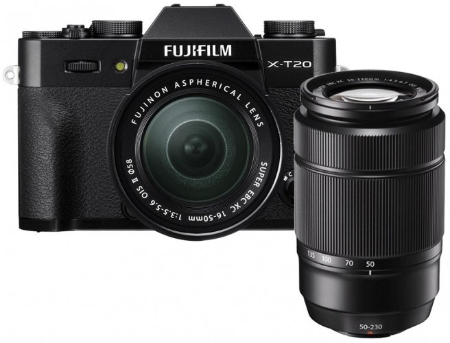 Fujifilm X-T20 Black + XC16-50mm + XC50-230mm