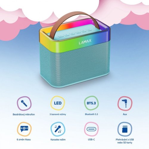 Karaoke sada Lamax KaraokeKid1 Blue