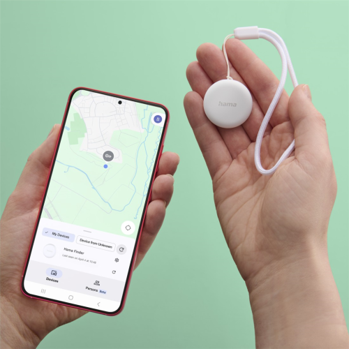 Lokalizační čip Hama, Bluetooth lokátor pro Android Find My Device, sada 2 kusů