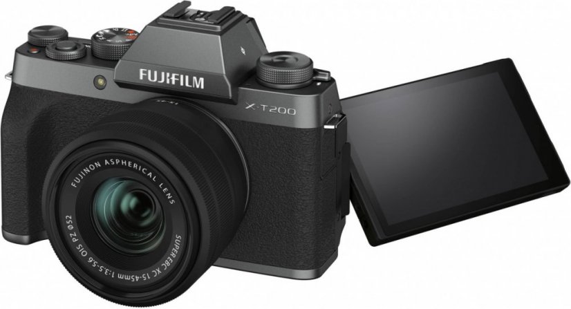 Fujifilm X-T200 + XC15-45mm tmavě stříbrný