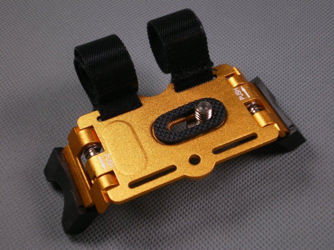 Camera handlebar holder yellow
