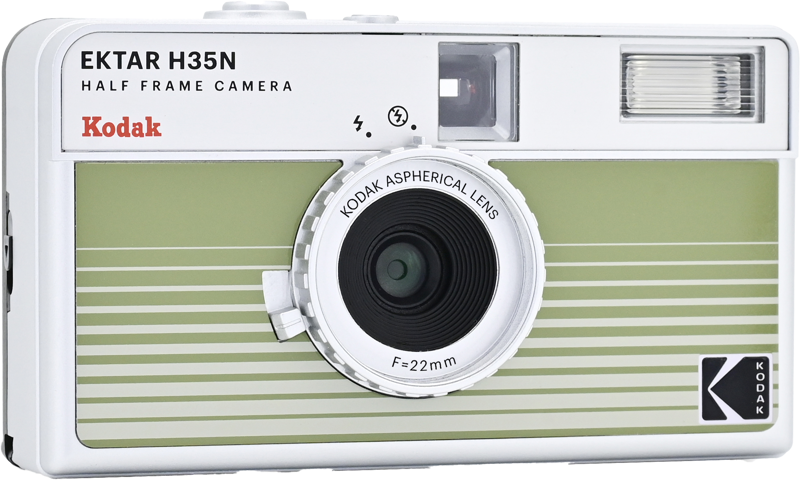 Kodak EKTAR H35N Camera Striped Green