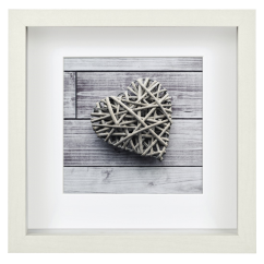 Dřevěný portrétní rám Hama SCALA, 23x23 cm, bílý