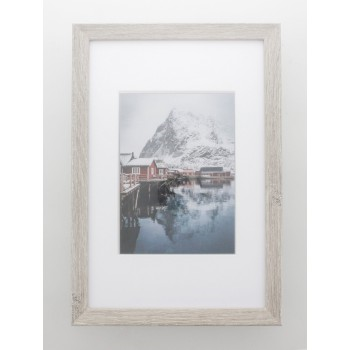 Dřevěný rám Hama OSLO, šedá borovice, 20x30 cm