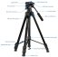Benro Photo and Video Hybrid Tripod T980EX with Fluid Head | Max Height 169 cm | Payload 5 kg | Weight 1.98 kg | Folded Lenght 67 cm