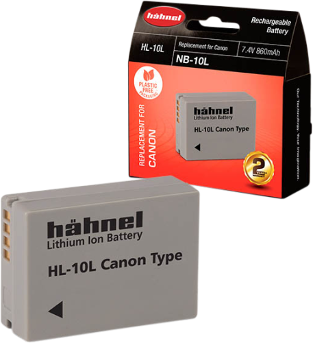 Hähnel HL-10L, Canon NB-10L, 7.4V 860mAh, 6.4Wh