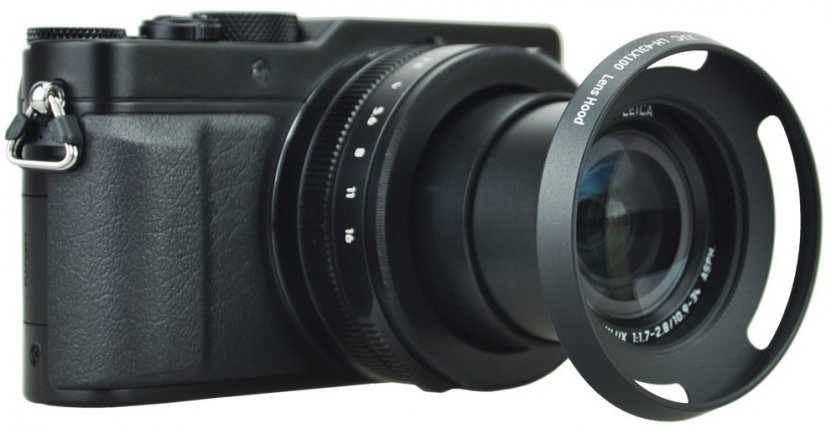 JJC LH-LX100 Lens Hood for DMC-LX100, Black