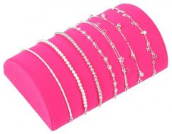 Mostek na šperky ružový, dĺžka 20cm