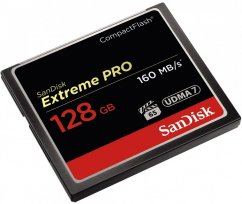 SanDisk Extreme Pro CF 128GB 160 MB/s VPG 65, UDMA 7