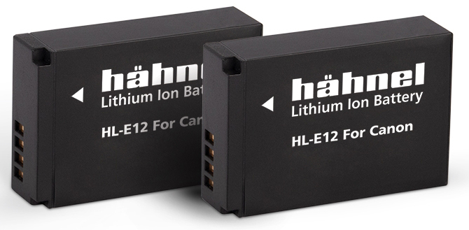 Hähnel HL-E12 Twin Pack (Canon LP-E12) 850mAh, 7.2V, 6.1Wh