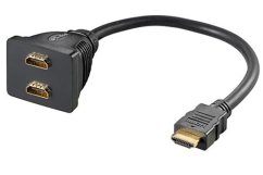 HDMI A (M) -> 2x HDMI A (F)