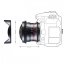 Walimex pro 12mm T3,1 Fisheye Video DSLR Objektiv für Canon EF
