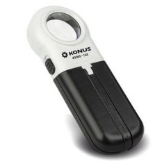 Konus Flexo-mini magnifying glass 8x with LED light.