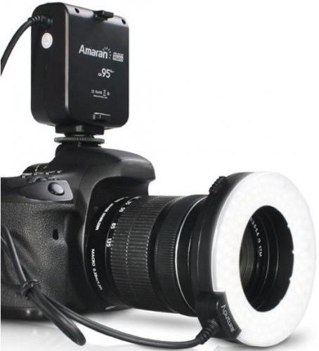 Aputure Amaran Halo AHL-HN100 - LED kruhové makrosvětlo pro Nikon